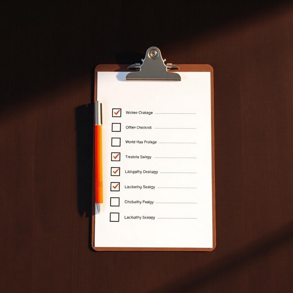 Checklist de propiedad ganadora